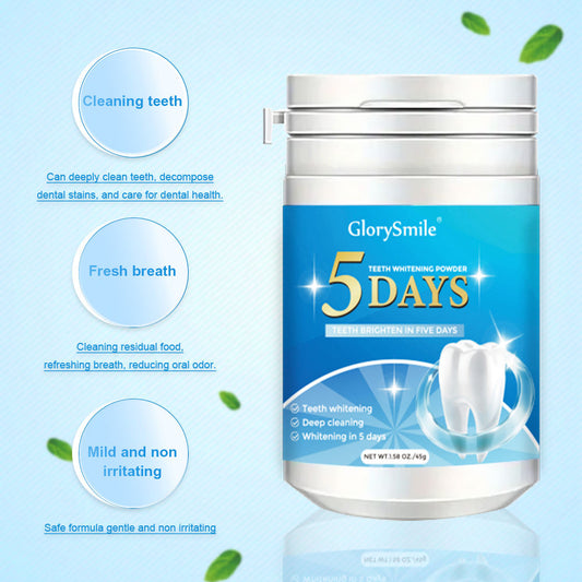 Poudre Blanchissante pour les Dents (5 Jours)